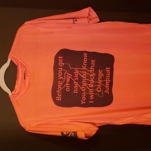 Rock that orange jumpsuit tee